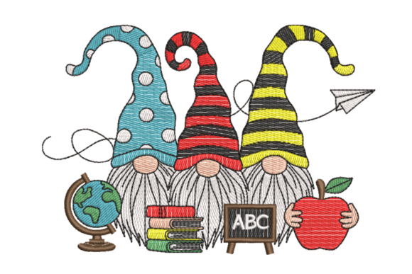 Back to School Gnomes: A Designer’s Stitch Test
