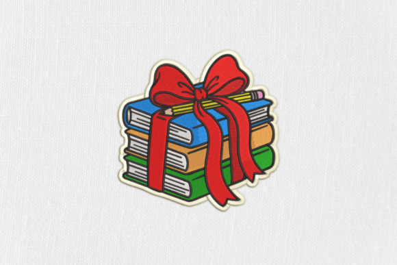 Books and Bow Back to School Embroidery Review