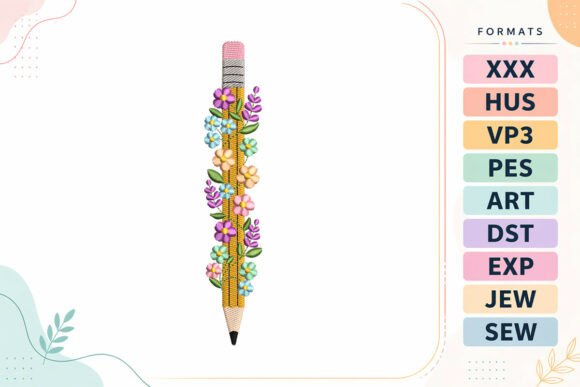 Floral Pencil Back to School: A Designer Review