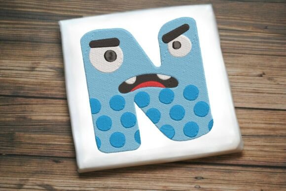 Fun Monster Alphabet Letter N: A Playful Design