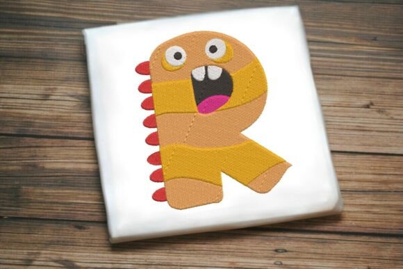 Fun Monster Alphabet Letter R: A Roaring Good Design