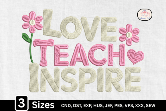 Love Teach Inspire Teacher: A Merch Design Review