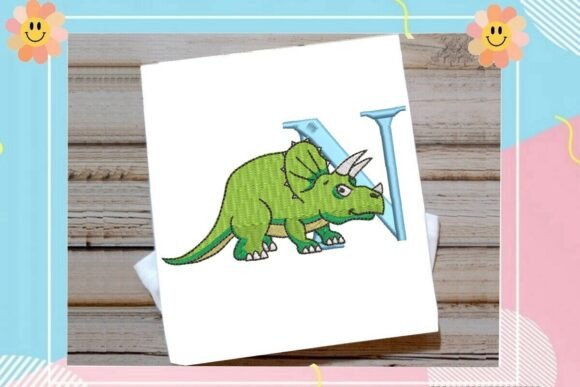 Review: Dinosaur Monogram Alphabet Letter N