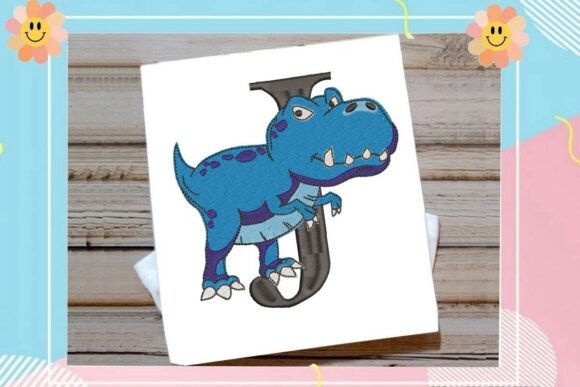 Reviewing Dinosaur Monogram Alphabet Letter J