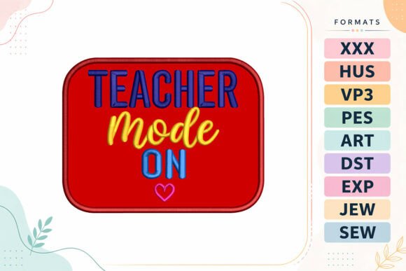 Teacher Mode School Applique: A Boutique Design Review